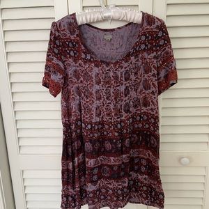 Urban outfitters lavender boho shift dress